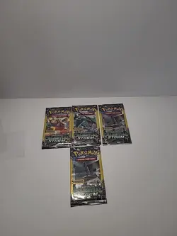 4x Pokemon Packs Celestial Storm Sun & Moon Mini Booster Pack Pokemon Rare 2018 - Image 1