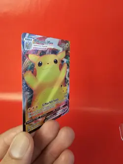 Pokemon Pikachu TCG VMAX SWSH062 Celebrations Full Art Black Star Promo NM - Image 5