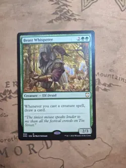 Beast Whisperer KHC Commander Kaldheim Magic the Gathering Non-Foil MTG Card LP - Image 3