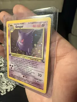 Gengar 5/62 Rare Fossil Holo 1st Edition Pokemon - Image 3