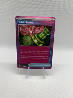 Unfair Stamp 165/167 Sv06: Twilight Masquerade NM Pokemon TCG - Image 1
