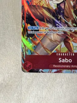 Sabo (Illustration Box Vol.5) Promo Foil OP05-007 One Piece CCG - Image 5
