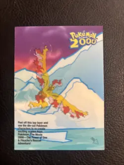 Moltres #5 2000 Topps Pokemon Movie Card 5/10 Mint - Image 1