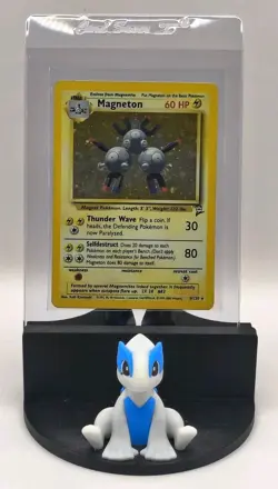 2000 Pokemon TCG Base Set 2 WOTC Magneton Holo Rare 9/130 Vintage Card LP - Image 1