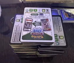 Pokemon TCG Redeem Card Codes x900. 900 Unused Card Codes All variety Of Packs - Image 1
