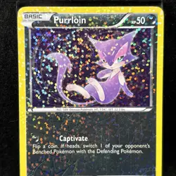 Purrloin RC13/RC25 Legendary Treasures Radiant Collection 2013 Pokemon Card - Image 3