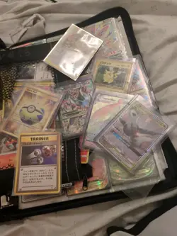 Mystery Pokemon Card Binder Collection Multiple Cards - Image 1