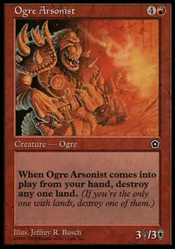 Ogre Arsonist - Medium Play MTG Portal Second Age - Image 1