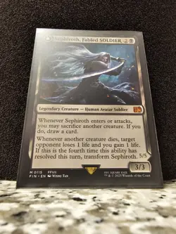 Final Fantasy MTG - Sephiroth, Fabled SOLDIER Mythic Non-Foil (Near Mint) - Image 1