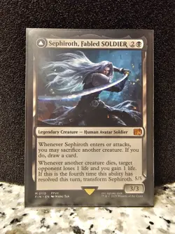 Final Fantasy MTG - Sephiroth, Fabled SOLDIER Mythic Non-Foil (Near Mint) - Image 2
