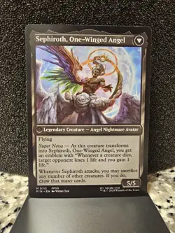 Final Fantasy MTG - Sephiroth, Fabled SOLDIER Mythic Non-Foil (Near Mint) - Image 3