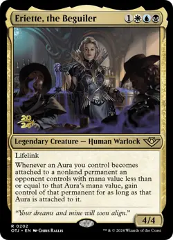 MTG Eriette, the Beguiler [Outlaws of Thunder Junction Prerelease Promos] Foil N - Image 1