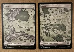 x2 Plains - Lord of the Rings - Land 272 273 LTR - NM MTG - Image 1