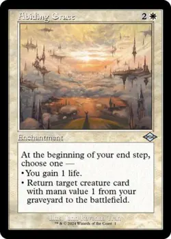 Abiding Grace (Retro Frame) -Foil Medium Play MTG Modern Horizons 2 - Image 1