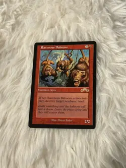 1x Ravenous Baboons - Exodus - MTG Magic the Gathering (NM) - Image 1