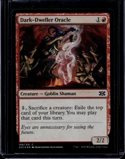 MTG Double Masters 2022 Dark-Dweller Oracle 106 Foil NM - Image 1