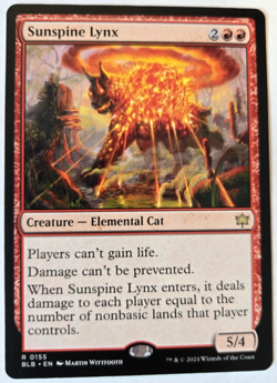 Sunspine Lynx - 155 - Bloomburrow- Near Mint - MTG - Image 1