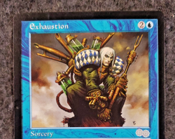 Exhaustion Urza's Saga Magic the Gathering NM MTG No Play ............(DS3D1K7) - Image 3