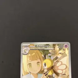 Pokemon Lillie's Ribombee 164/159 Holo Sv09: Journey Together NM - Image 2