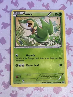 Pokemon TCG Snivy Legendary Treasures RC1/RC25 Common - Image 1