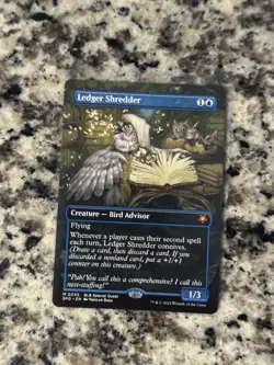 Ledger Shredder Borderless Bloomburrow NM Magic the Gathering MTG - Image 1