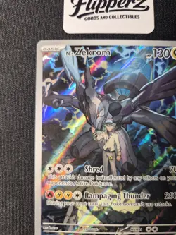 Pokemon N's Zekrom Full Art Promo Holo Basic MEP 031 2026 NM - Image 2