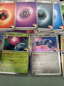 Pokemon 151 Energy Bundle Prize Pack Energy Cosmos Holo Play Stamp - Image 5