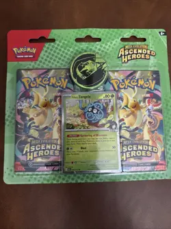 Pokemon TCG Ascended Heroes Erika's Tangela 2-Pack Blister |BRAND NEW SEALED - Image 1
