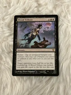 1x - Blood Tribute - Zendikar - MTG Magic the Gathering (NM) - Image 1