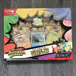 Pokemon TCG Ascended Heroes First Partners Deluxe Pin Collection Mega Evolution - Image 1