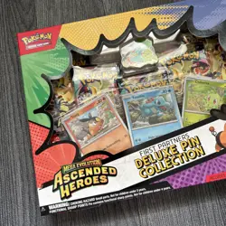 Pokemon TCG Ascended Heroes First Partners Deluxe Pin Collection Mega Evolution - Image 3