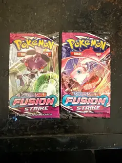 pokemon Fusion Strike Booster Packs x2 - Image 1