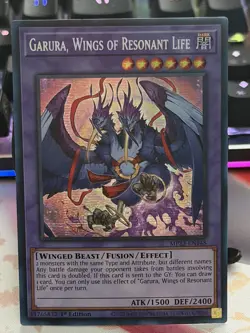 Yu-Gi-Oh! Garura, Wings Of Resonant Life - MP23-EN148 - Prismatic Secret - NM - Image 2
