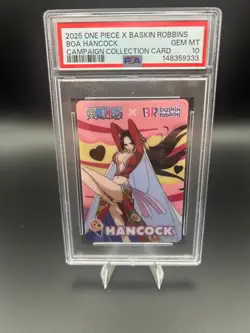 2025 ONE PIECE X BASKIN ROBBINS BOA HANCOCK PSA 10 - Image 1