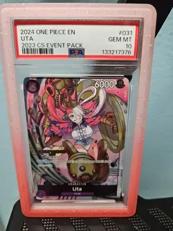 PSA 10 Uta (CS 2023 Event Pack) P-031 One Piece Championship Promo - Image 1
