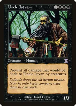 Uncle Istvan Time Spiral - Timeshifted NM Black Special MAGIC CARD ABUGames - Image 1