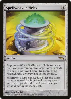 Spellweaver Helix Mirrodin PLD Artifact Rare MAGIC GATHERING CARD ABUGames - Image 1
