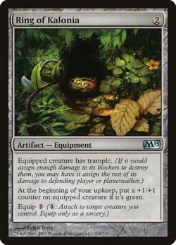 Ring of Kalonia Magic 2013 / M13 PLD Artifact Uncommon MAGIC CARD ABUGames - Image 1
