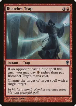 Ricochet Trap Worldwake NM Red Uncommon MAGIC THE GATHERING MTG CARD ABUGames - Image 1