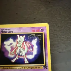 NM-Mewtwo Kids WB Presents Pokemon The First Movie Rare 1995 pokemon card No. 3 - Image 5