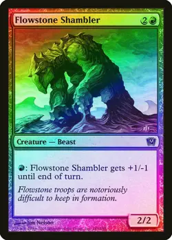 Flowstone Shambler FOIL 9th Edition PLD Red Common MAGIC MTG CARD ABUGames - Image 1