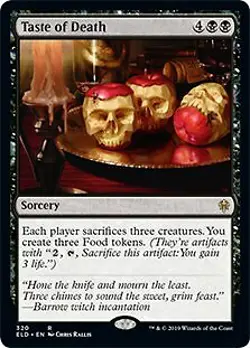 Taste of Death (Brawl Deck) Throne of Eldraine NM Black Rare MAGIC CARD ABUGames - Image 1