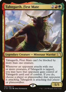 Tahngarth, First Mate Commander 2019 NM Red Green Rare MAGIC MTG CARD ABUGames - Image 1