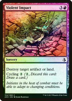 Violent Impact FOIL Amonkhet PLD Red Common MAGIC THE GATHERING CARD ABUGames - Image 1