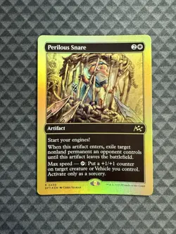 MTG Perilous Snare #0430 First-Place Foil Rare Aetherdrift (DFT) - Image 1