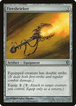 Fireshrieker Conspiracy NM Artifact Uncommon MAGIC THE GATHERING CARD ABUGames - Image 1