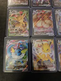 Eeveelution Vmax 9 Card Complete Set Pokemon Evolving Skies NM Umbreon Eevee - Image 4