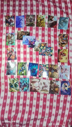 MTG Lot Art Cards Bloomburrow X27 5 Gold Signature NM Magic Cards - Image 1