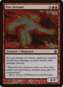 Fire Servant FOIL Premium Deck Series: Fire and Lightning NM CARD ABUGames - Image 1