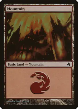 Mountain (34) FOIL Premium Deck Series: Fire and Lightning NM CARD ABUGames - Image 1